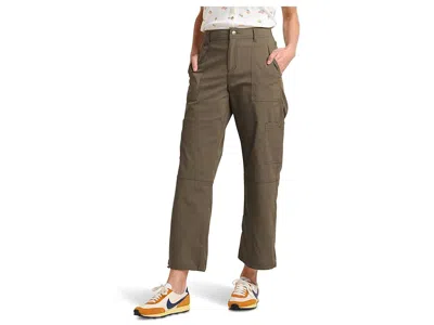 Toad And Co Rover Wide Leg Pants In Brown