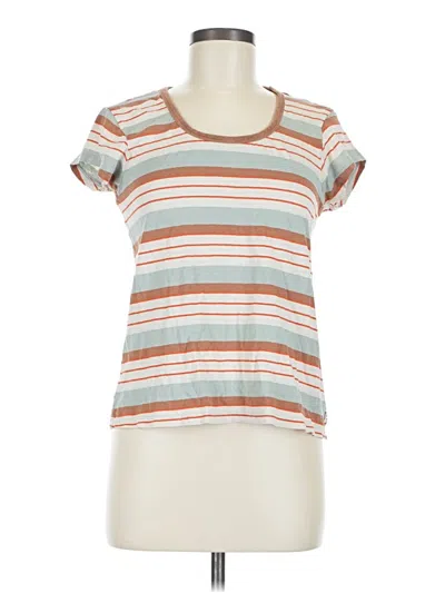 Pre-owned Toad And Co Short Sleeve T-shirt In Brown