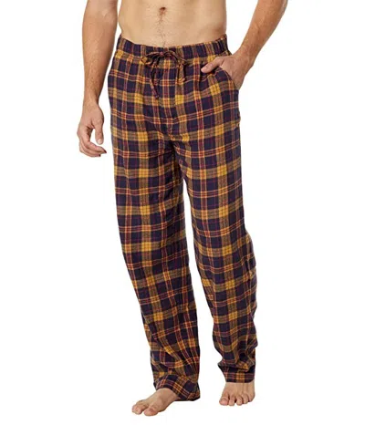 Toad And Co Toad & Co Shuteye Pants Men's Autumn Plaid 100% Organic Cotton Pajama Ddr672 In Brown