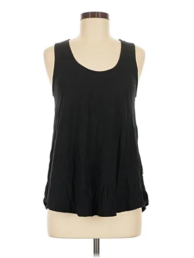 Pre-owned Toad And Co Sleeveless Top Black Scoop Neck Tops