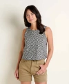 Toad And Co Toad & Co Sunkissed Button Back Tank In Gray