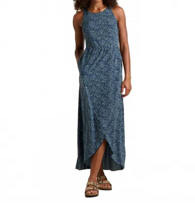 Toad And Co Sunkissed Maxi Dress In Ink Print In Blue