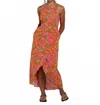 Toad And Co Sunkissed Maxi Dress In Persimmon Tulip Print In Pink