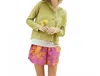 Toad And Co Sunkissed Pull-on Shorts In Flame Leaf Texture Print In Multi