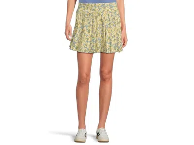 Toad And Co Toad & Co Sunkissed Skirt Skort Women Glacier Daisy Print Pleated Cottage Nwo81 In Multi