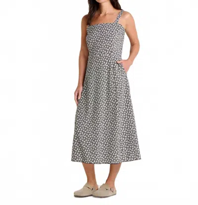 Toad And Co Sunkissed Tank Midi Dress In Black In Gray
