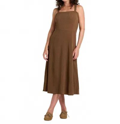 Toad And Co Sunkissed Tank Midi Dress In Earth Texture In Multi