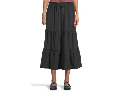 Toad And Co Sunkissed Tiered Midi Skirt In Black