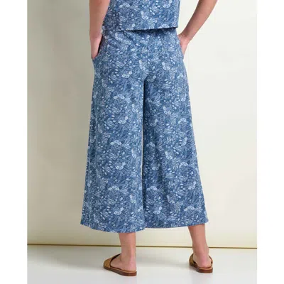 Toad And Co Toad & Co Sunkissed Wide Leg Crop Pant In Blue