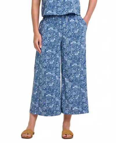 Toad And Co Sunkissed Wide Leg Crop Pants In Canal Print In Multi