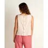 Toad And Co Taj Hemp Button Back Tank In Neutral