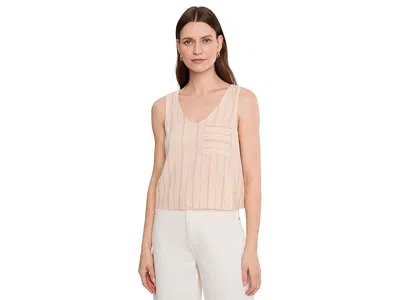 Toad And Co Taj Hemp Button Back Tank Top In Neutral
