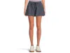 Toad And Co Taj Hemp Pull-on Shorts In Blue