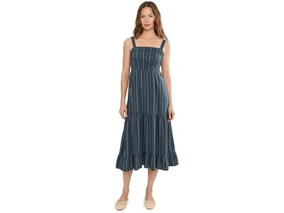 Toad And Co Taj Hemp Tiered Midi Sleeveless Dress