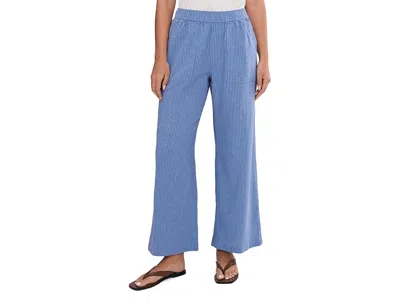 Toad And Co Taj Hemp Wide Leg Pants In Blue