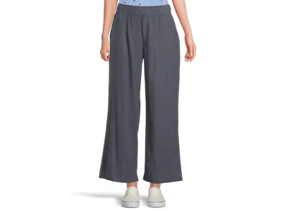 Toad And Co Taj Hemp Wide Leg Pants In Blue
