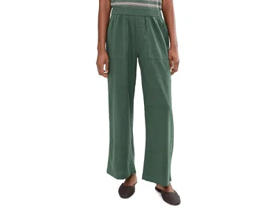 Toad And Co Taj Hemp Wide Leg Pants In Green