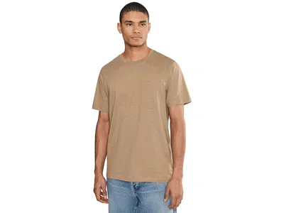 Toad And Co Tempo Short Sleeve Pocket Crew In Brown
