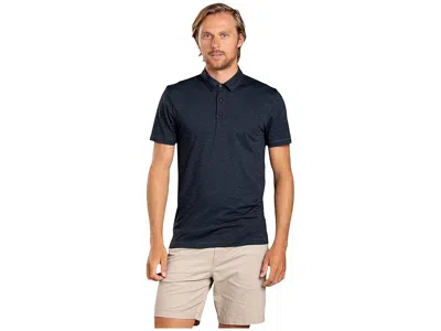 Toad And Co Tempo Short Sleeve Polo In Blue