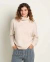 Toad And Co Toad & Co Toddy T-neck Sweater In White