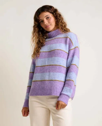Toad And Co Toad & Co Toddy T-neck Sweater In Purple