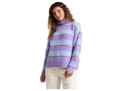 Toad And Co Toddy T-neck Sweater In Purple