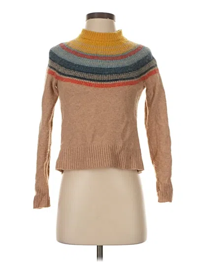 Pre-owned Toad And Co Turtleneck Sweater In Brown