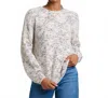 Toad And Co Twigtree Crew Sweater In Natural In Multi