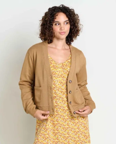 Toad And Co Hemp Daybreaker Cardi In Brown