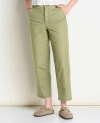 Toad And Co Juniper Utility Pant In Yucca Embroidery In Green