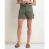 Toad And Co Linden Canvas Short In Green