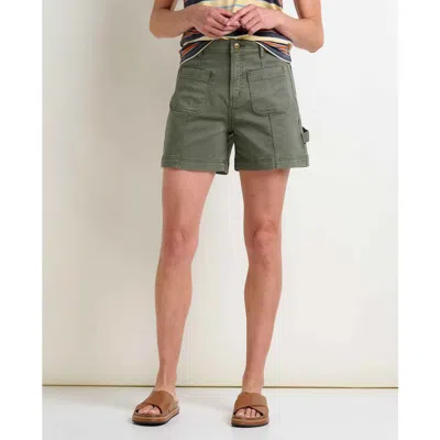 Toad And Co Linden Canvas Short In Green