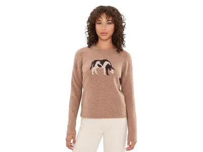 Toad And Co Wasatch Crew Sweater Women's Sweatshirt Cattail Jacquard Pattern: Sm, Cotton/elastane/jersey In Brown