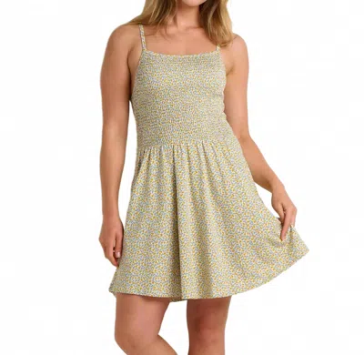 Toad And Co Women's Camellia Tank Dress In Gold In Green