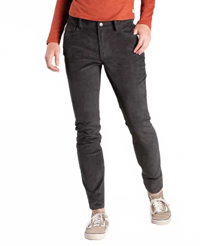 Toad And Co Women's Karuna Cord 5-pocket Skinny Jeans In Soot In Black