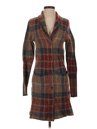 Pre-owned Toad And Co Wool Coat In Brown