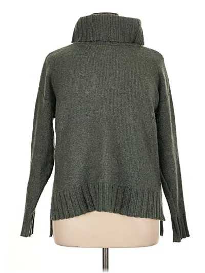 Pre-owned Toad And Co Wool Pullover Sweater In Green