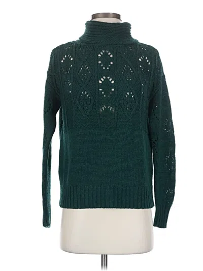 Pre-owned Toad And Co Wool Pullover Sweater In Teal