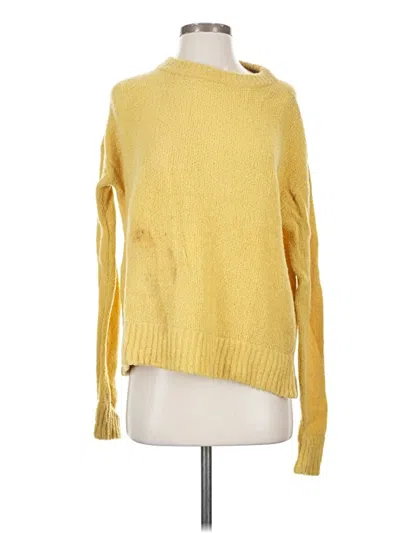 Pre-owned Toad And Co Wool Pullover Sweater In Yellow