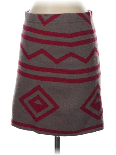 Pre-owned Toad And Co Wool Skirt In Gray