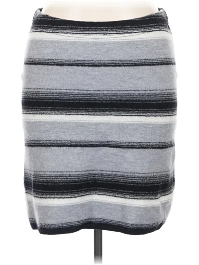 Pre-owned Toad And Co Wool Skirt In Gray