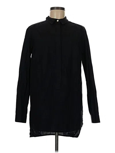 Pre-owned Toast Long Sleeve Blouse In Black
