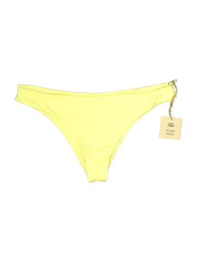 Pre-owned Toast Swim Swimsuit Bottoms In Yellow