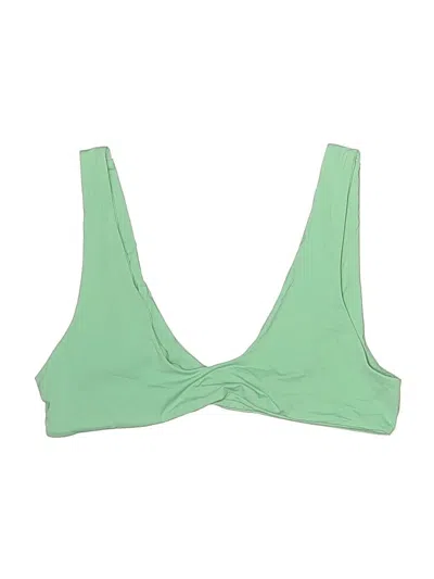 Pre-owned Toast Swim Swimsuit Top Green Swimwear
