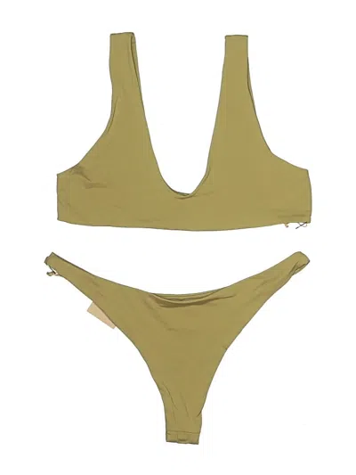 Pre-owned Toast Swim Two Piece Swimsuit In Brown