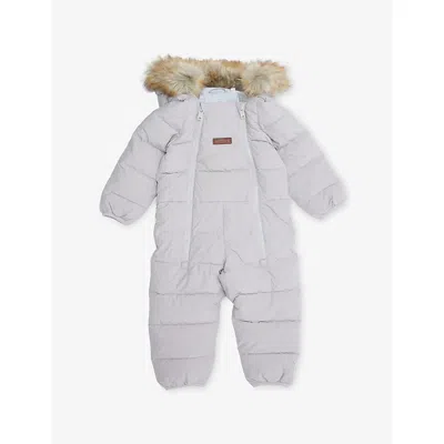 Toastie Babies' Winter White Cloud Padded Woven Onesie 0 Months-3 Year
