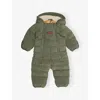 Toastie Sage Cloud Quilted Shell Onesie 0 Months - 3 Year In Green