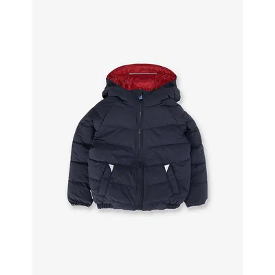 Toastie Babies' Ink Navy Burgundy Ecorevers Shell Puffer Jacket 1-8 Y