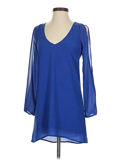 Pre-owned Tobi 3/4 Sleeve Blouse In Blue