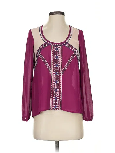 Pre-owned Tobi 3/4 Sleeve Blouse In Purple